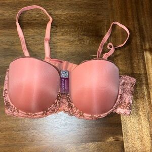 New Adore Me bra size 38c padded - wired color brick dust